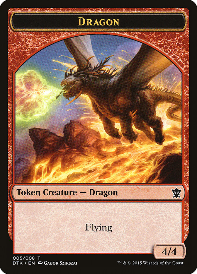 Dragon [Dragons of Tarkir Tokens] | D20 Games
