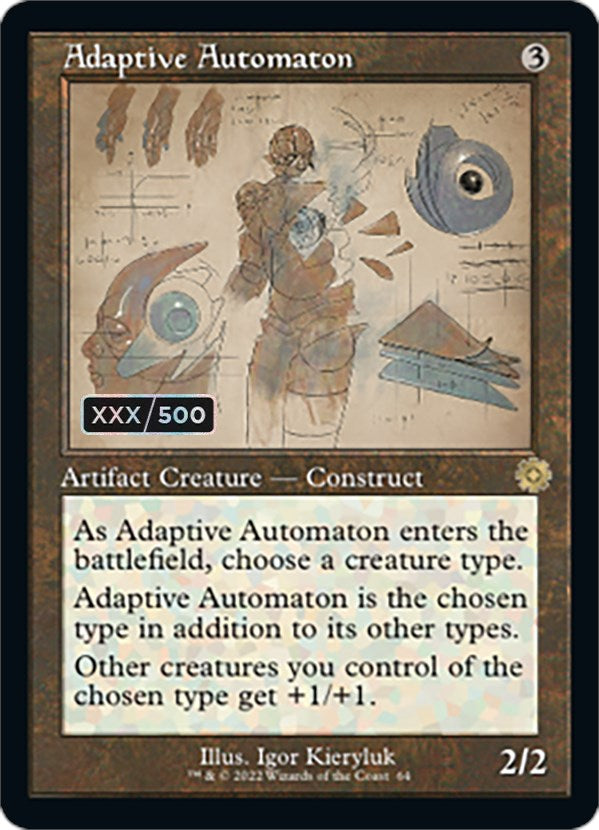 Adaptive Automaton (Retro Schematic) (Serial Numbered) [The Brothers' War Retro Artifacts] | D20 Games