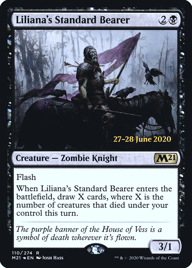Liliana's Standard Bearer  [Core Set 2021 Prerelease Promos] | D20 Games
