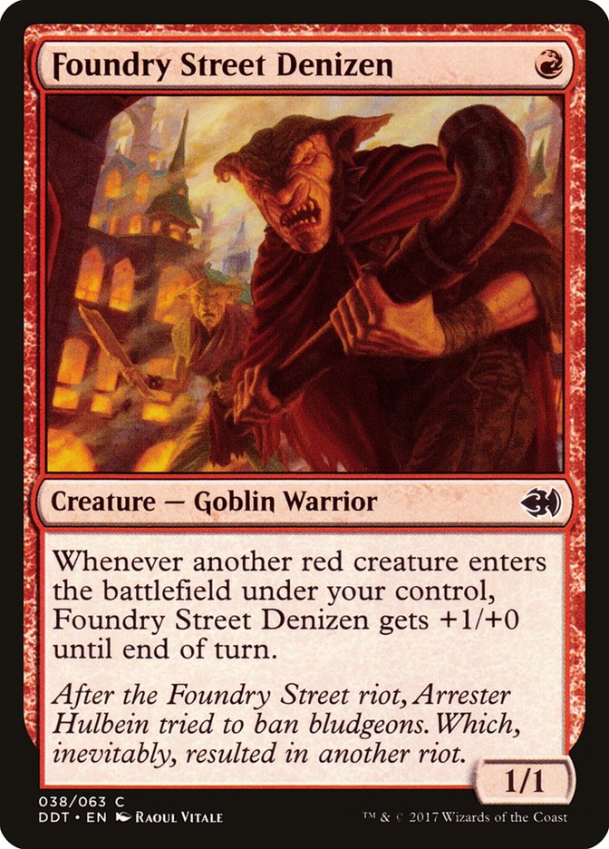 Foundry Street Denizen [Duel Decks: Merfolk vs. Goblins] | D20 Games
