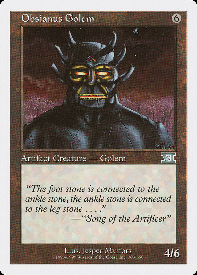 Obsianus Golem [Classic Sixth Edition] | D20 Games