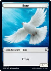 Bird // Spirit Double-sided Token [Kaldheim Commander Tokens] | D20 Games