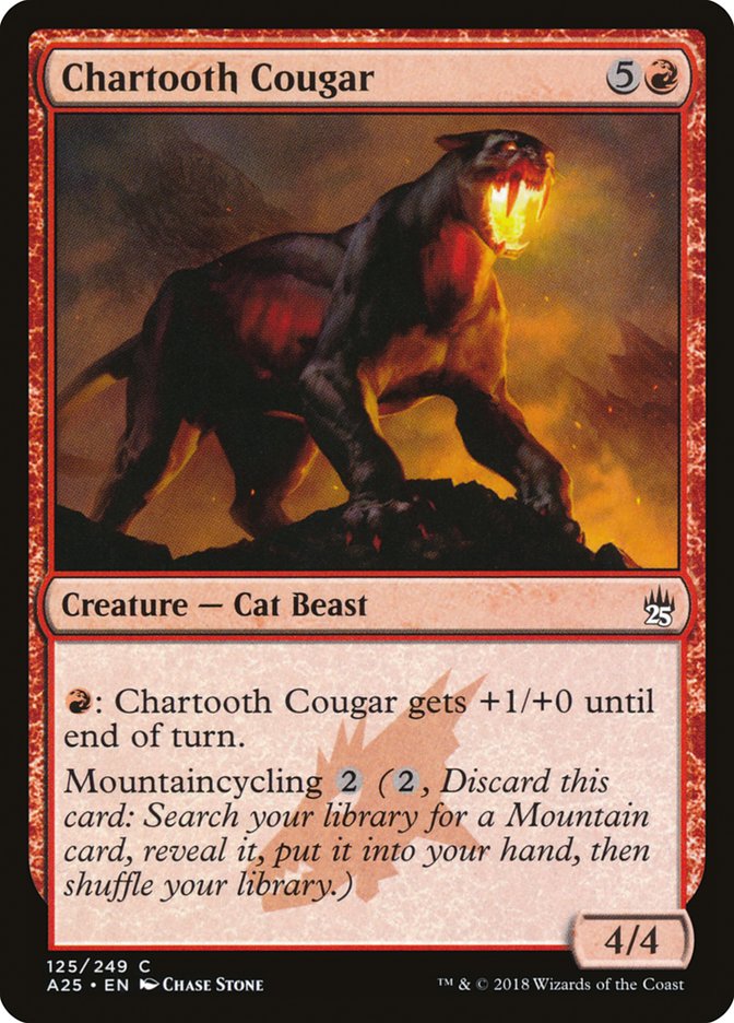 Chartooth Cougar [Masters 25] | D20 Games