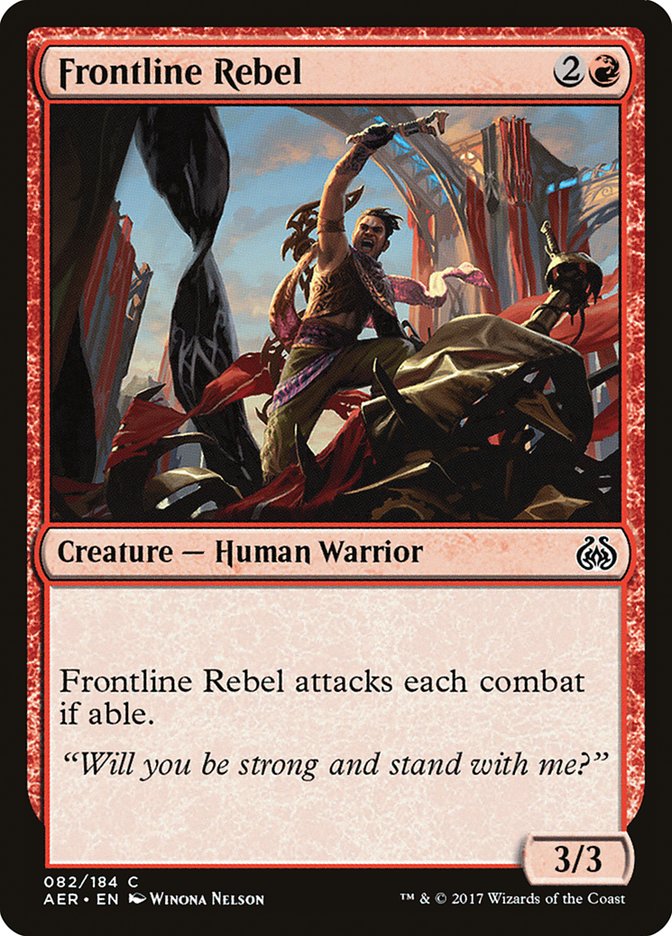 Frontline Rebel [Aether Revolt] | D20 Games