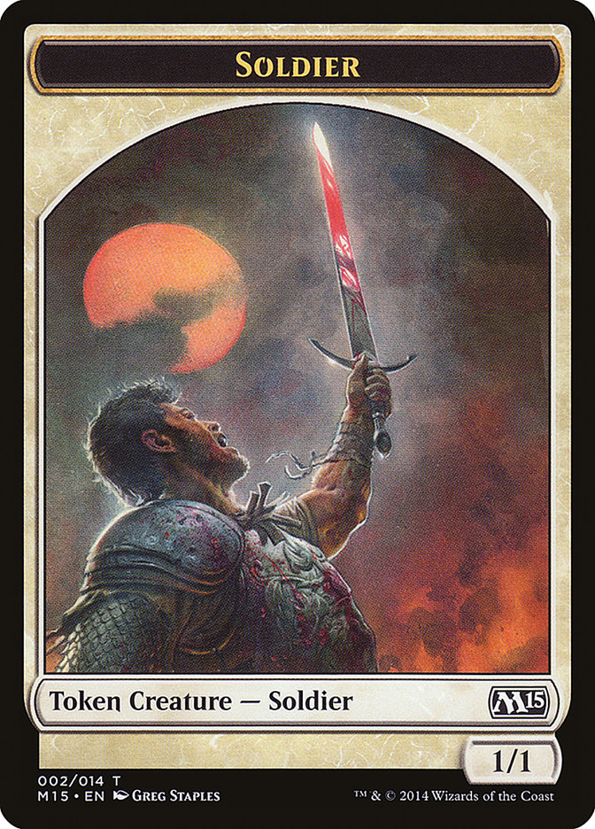 Soldier [Magic 2015 Tokens] | D20 Games
