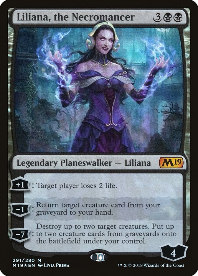 Liliana, the Necromancer [Core Set 2019] | D20 Games