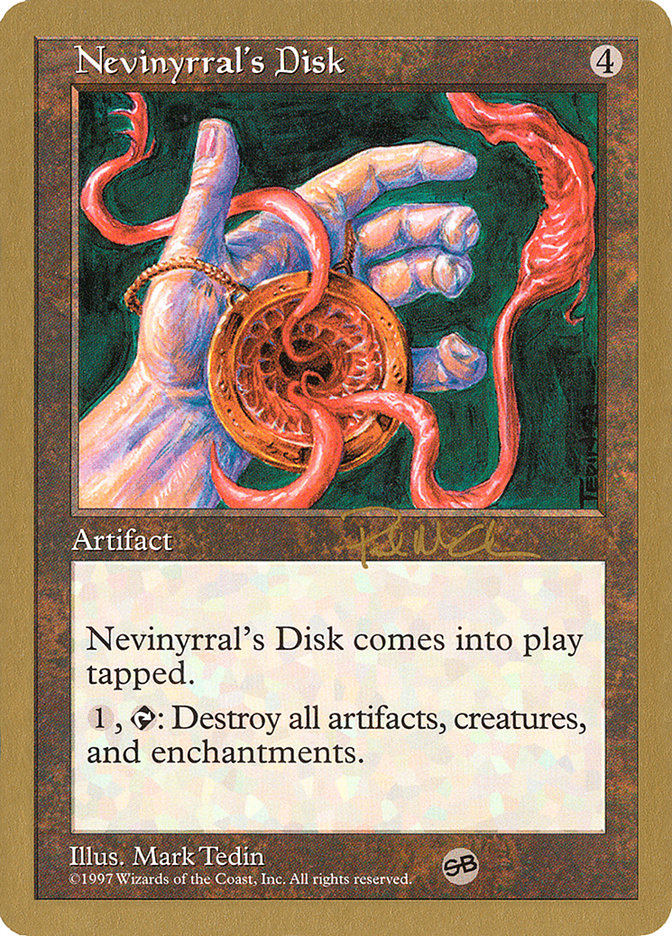 Nevinyrral's Disk (Paul McCabe) (SB) [World Championship Decks 1997] | D20 Games