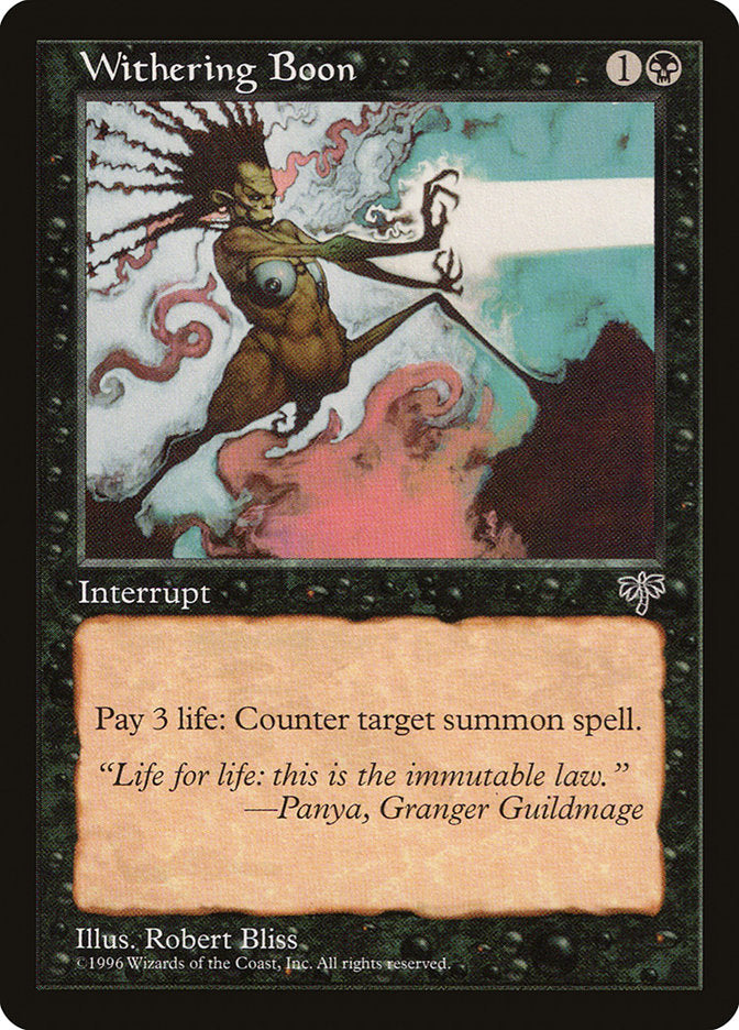 Withering Boon [Mirage] | D20 Games