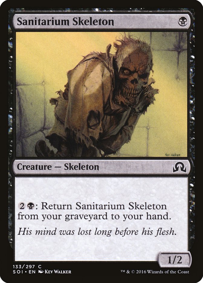 Sanitarium Skeleton [Shadows over Innistrad] | D20 Games