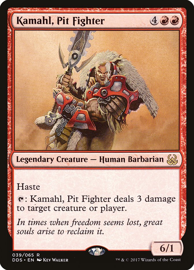 Kamahl, Pit Fighter [Duel Decks: Mind vs. Might] | D20 Games
