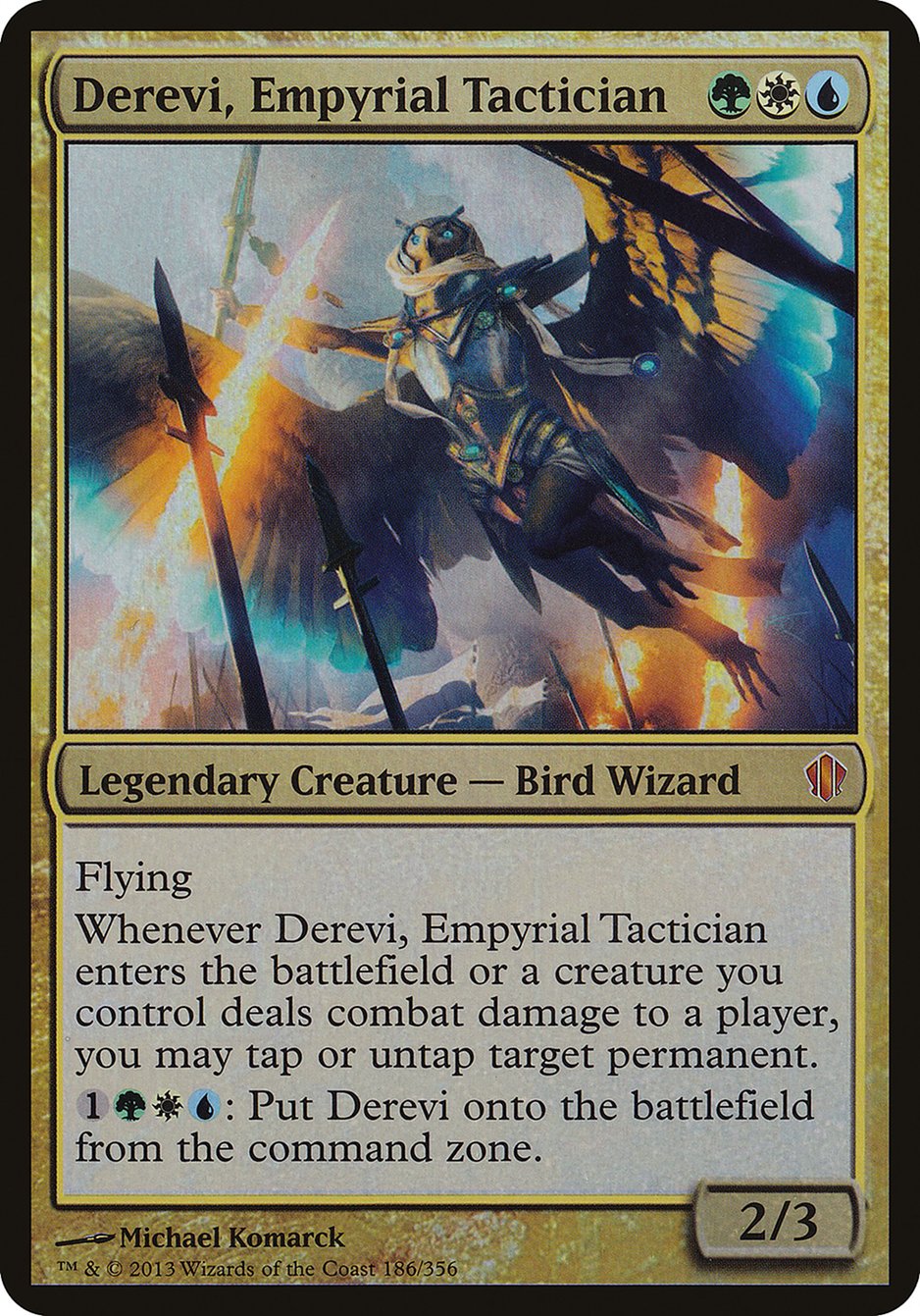 Derevi, Empyrial Tactician (Oversized) [Commander 2013 Oversized] | D20 Games