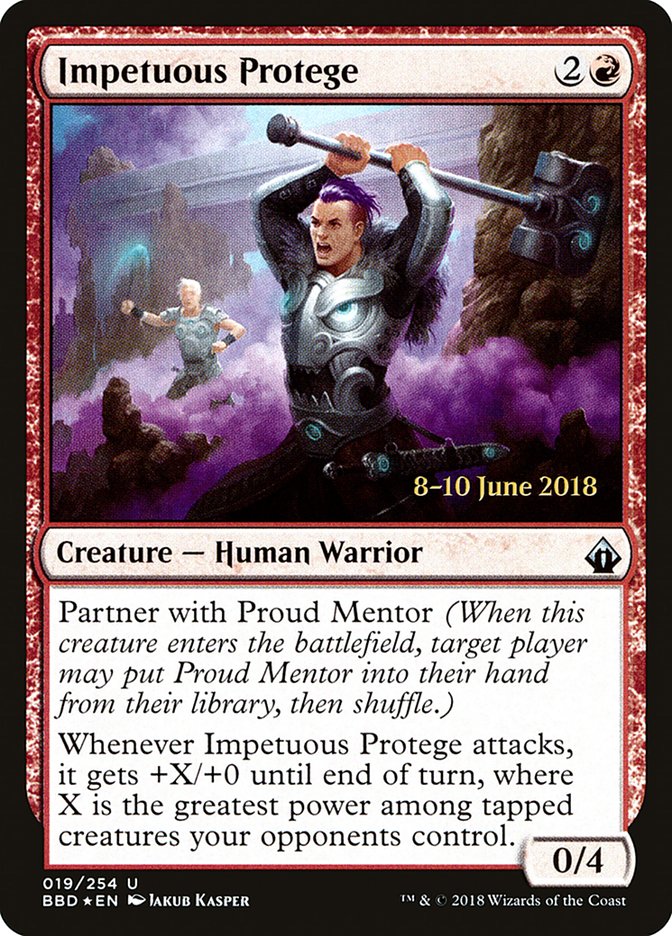 Impetuous Protege  [Battlebond Prerelease Promos] | D20 Games