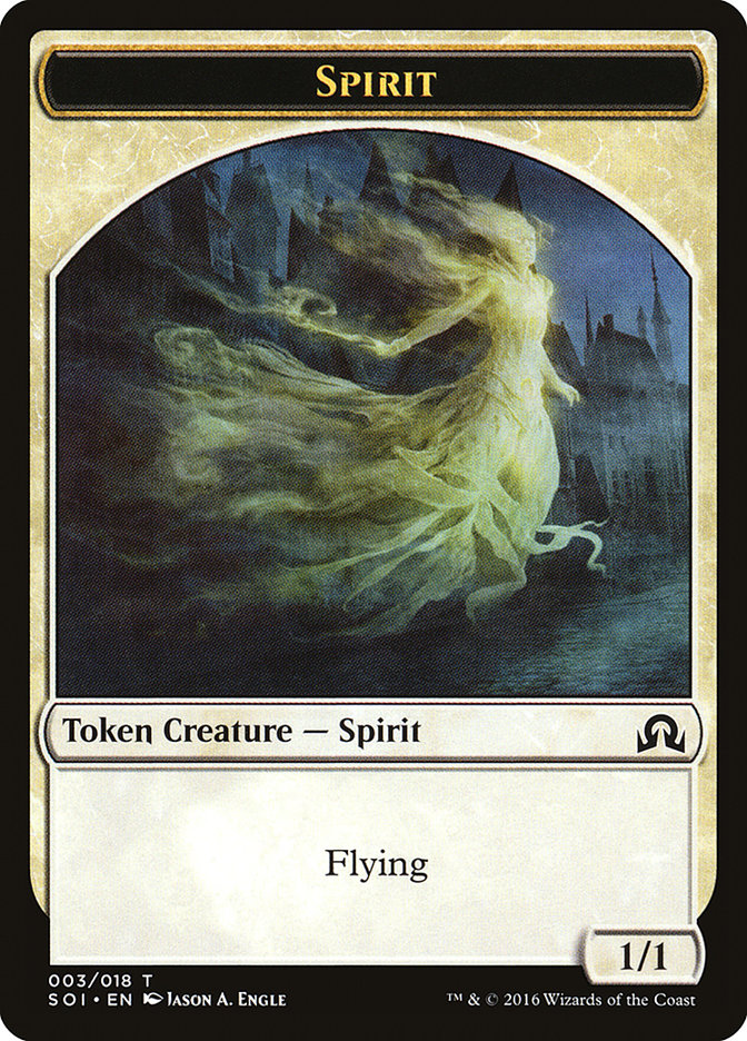 Spirit [Shadows over Innistrad Tokens] | D20 Games