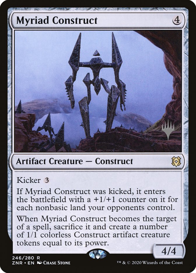 Myriad Construct (Promo Pack) [Zendikar Rising Promos] | D20 Games