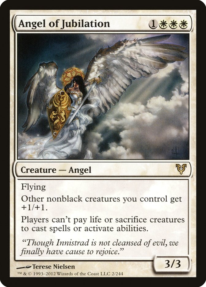 Angel of Jubilation [Avacyn Restored] | D20 Games