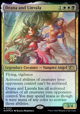 Drana and Linvala [March of the Machine Prerelease Promos] | D20 Games