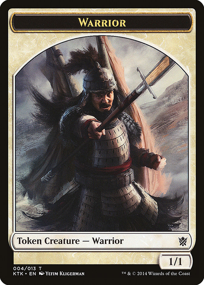 Warrior (004/013) [Khans of Tarkir Tokens] | D20 Games