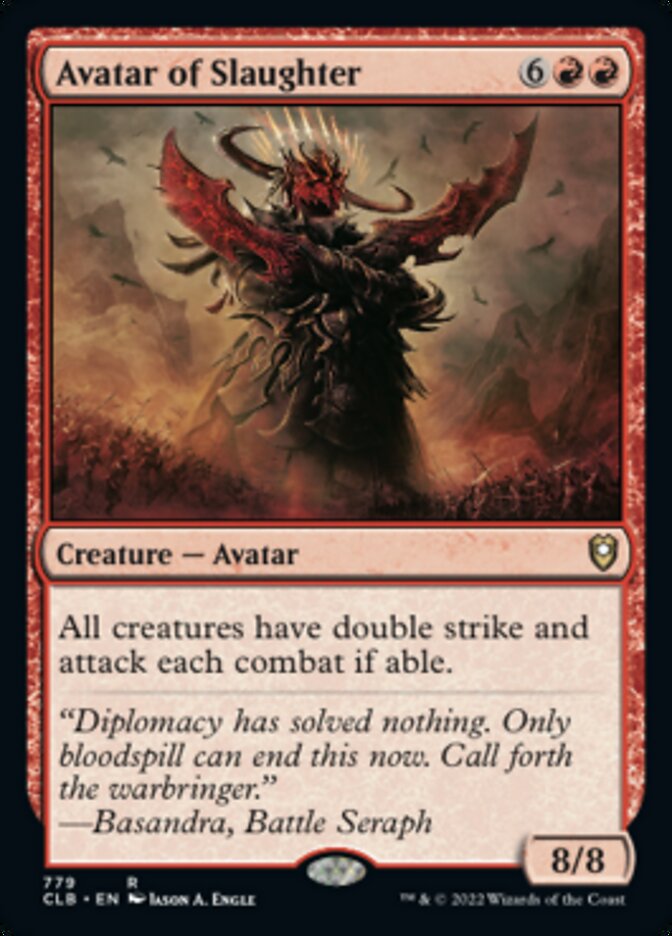 Avatar of Slaughter [Commander Legends: Battle for Baldur's Gate] | D20 Games