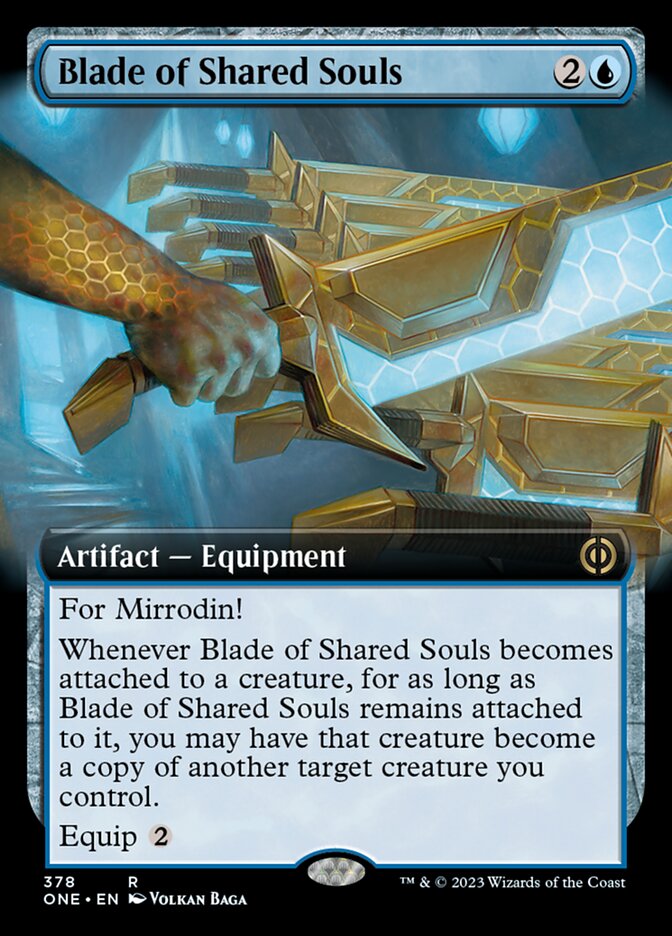 Blade of Shared Souls (Extended Art) [Phyrexia: All Will Be One] | D20 Games