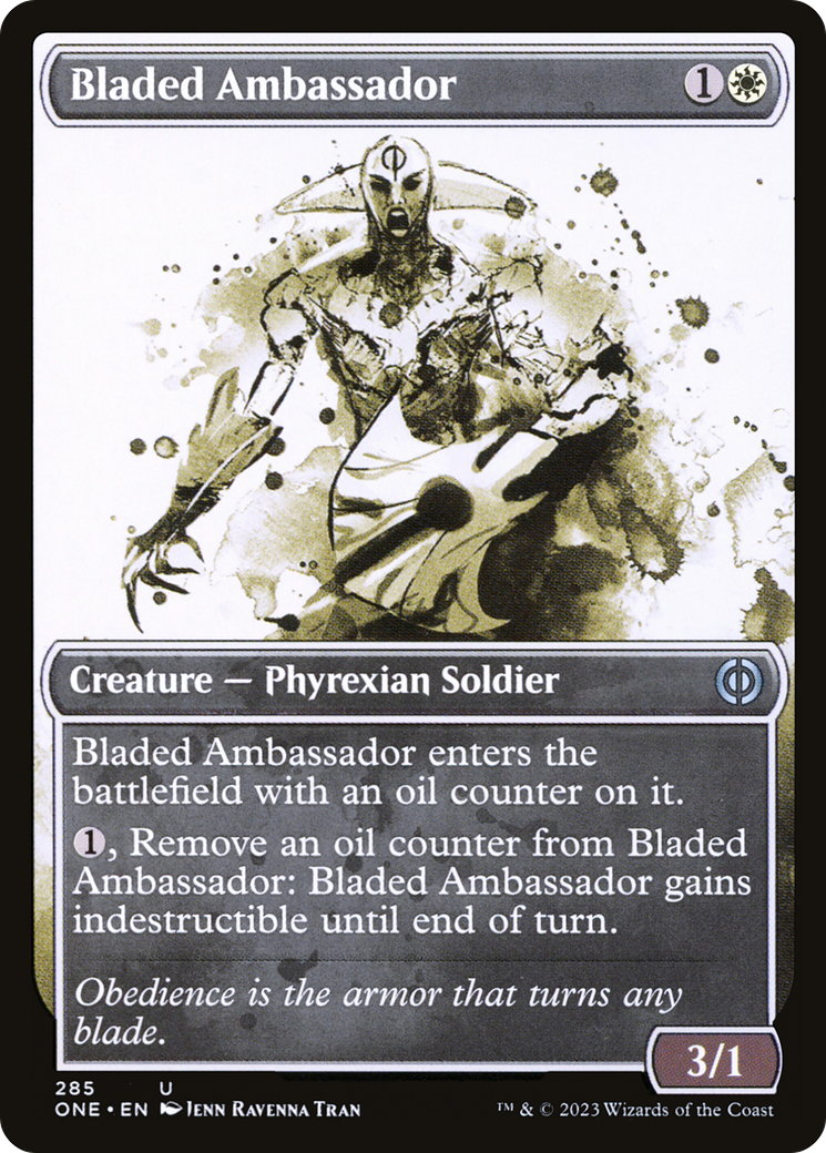 Bladed Ambassador (Showcase Ichor) [Phyrexia: All Will Be One] | D20 Games