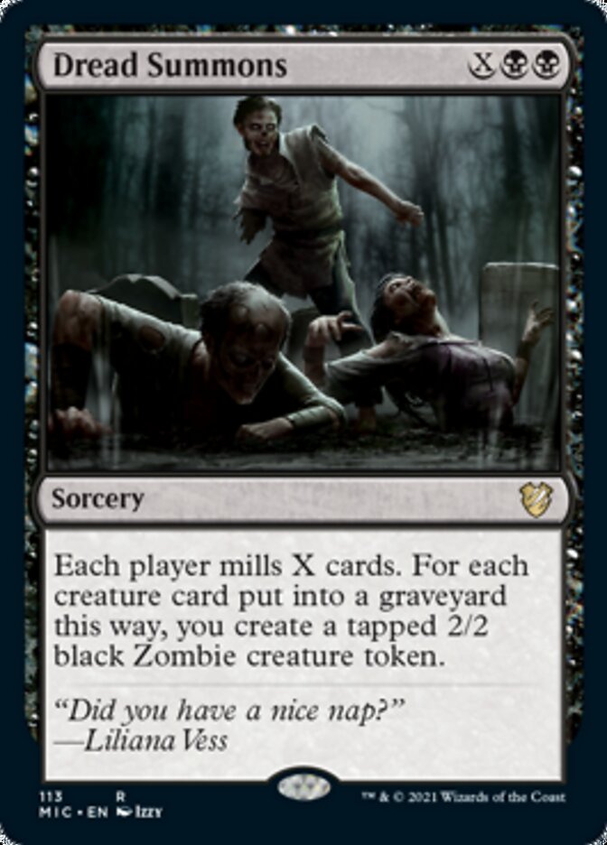 Dread Summons [Innistrad: Midnight Hunt Commander] | D20 Games