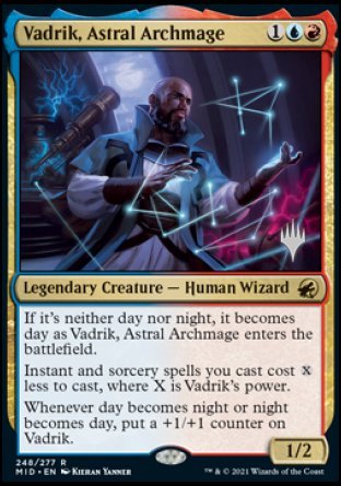 Vadrik, Astral Archmage (Promo Pack) [Innistrad: Midnight Hunt Promos] | D20 Games