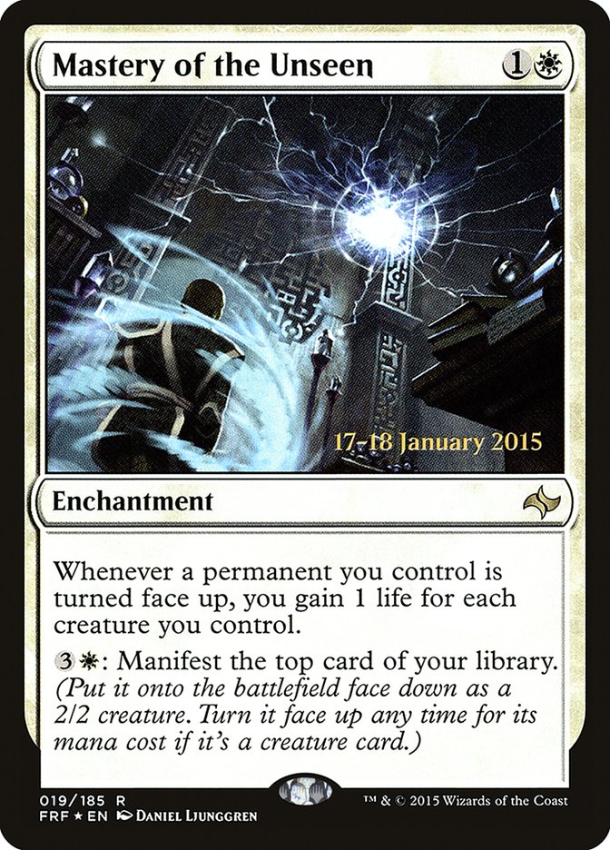 Mastery of the Unseen  [Fate Reforged Prerelease Promos] | D20 Games