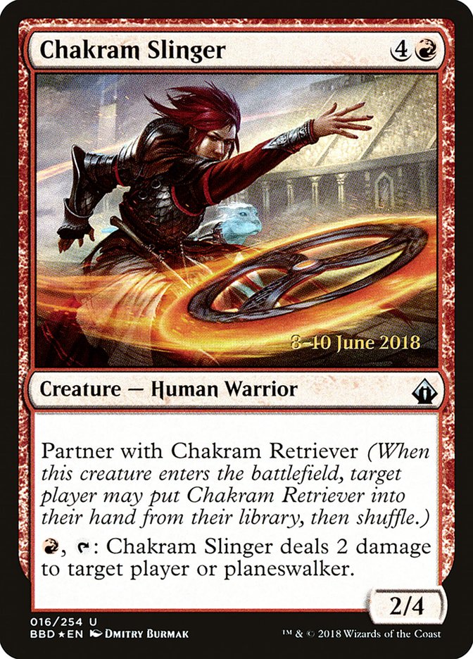 Chakram Slinger  [Battlebond Prerelease Promos] | D20 Games