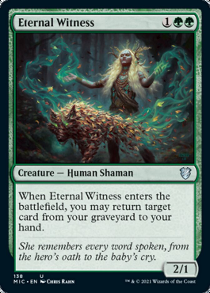 Eternal Witness [Innistrad: Midnight Hunt Commander] | D20 Games