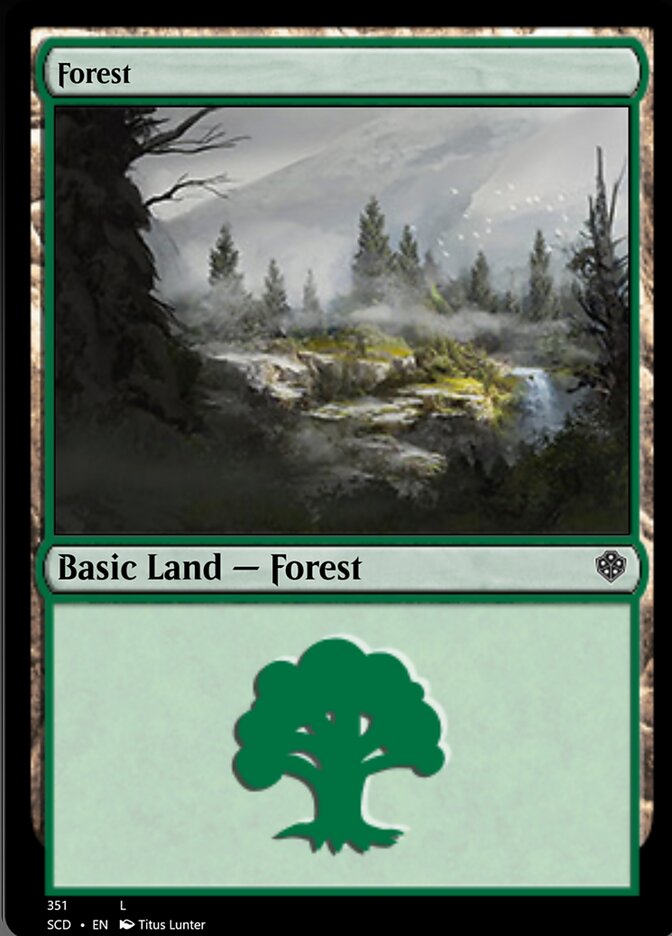 Forest (351) [Starter Commander Decks] | D20 Games