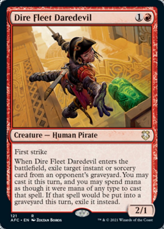 Dire Fleet Daredevil [Dungeons & Dragons: Adventures in the Forgotten Realms Commander] | D20 Games