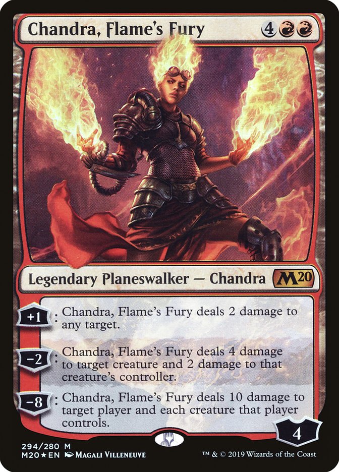 Chandra, Flame's Fury [Core Set 2020] | D20 Games