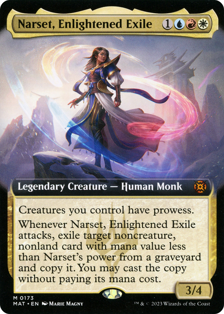 Narset, Enlightened Exile (Extended Art) [March of the Machine: The Aftermath] | D20 Games