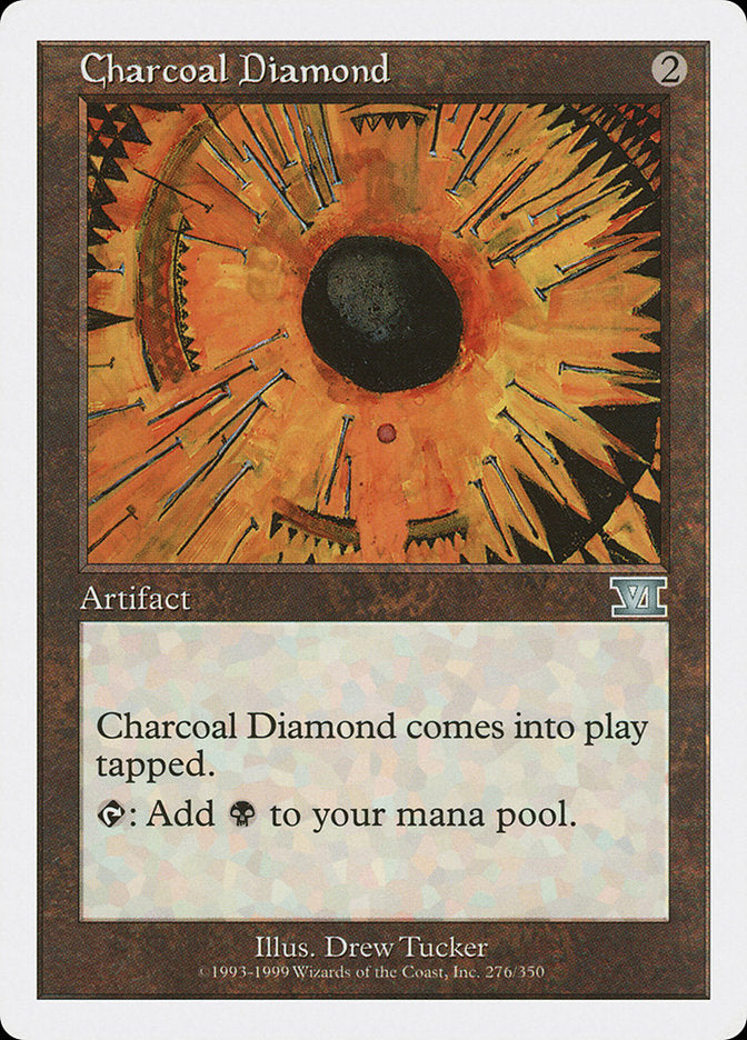 Charcoal Diamond [Classic Sixth Edition] | D20 Games