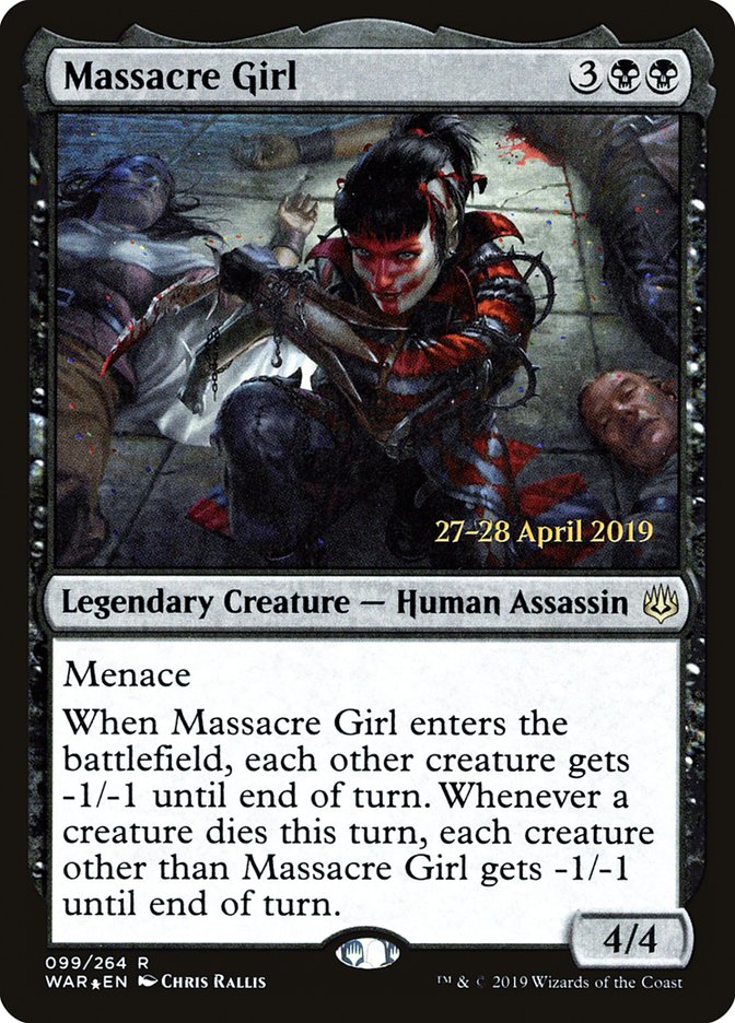 Massacre Girl  [War of the Spark Prerelease Promos] | D20 Games