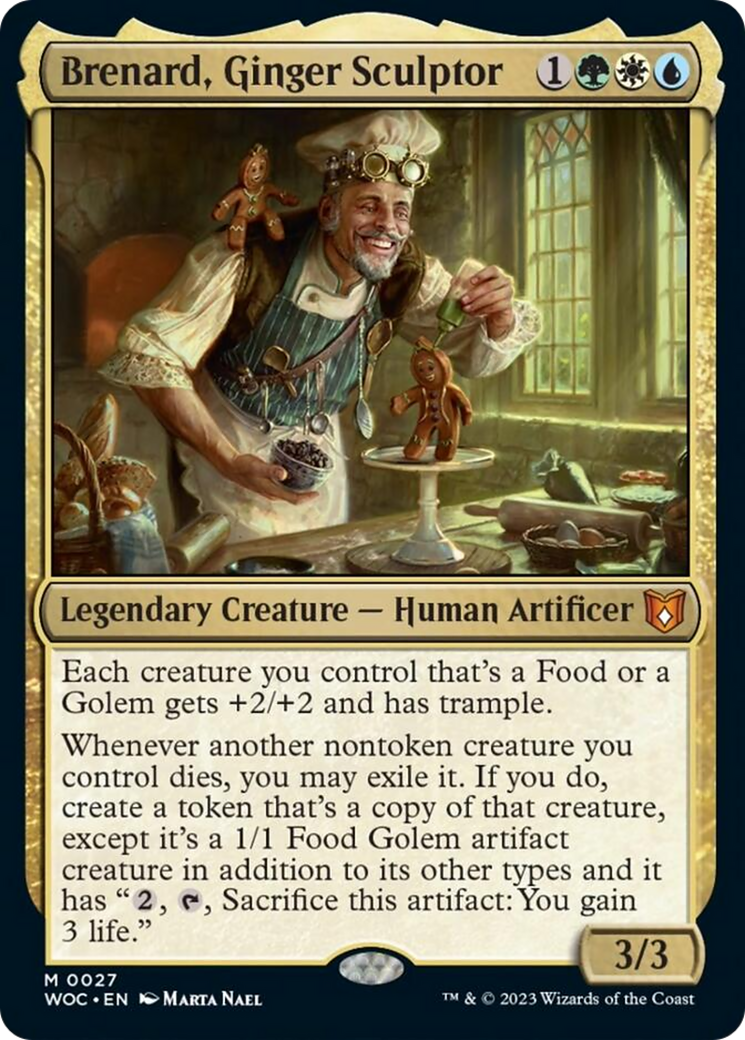 Brenard, Ginger Sculptor [Wilds of Eldraine Commander] | D20 Games