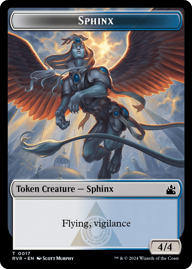 Sphinx Token [Ravnica Remastered Tokens] | D20 Games