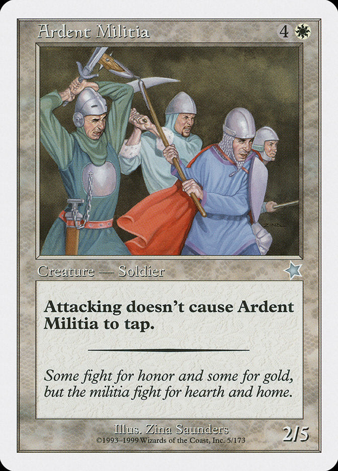 Ardent Militia [Starter 1999] | D20 Games