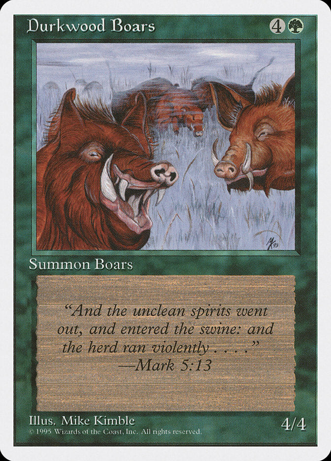 Durkwood Boars [Fourth Edition] | D20 Games