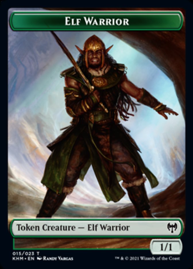 Elf Warrior [Kaldheim Tokens] | D20 Games