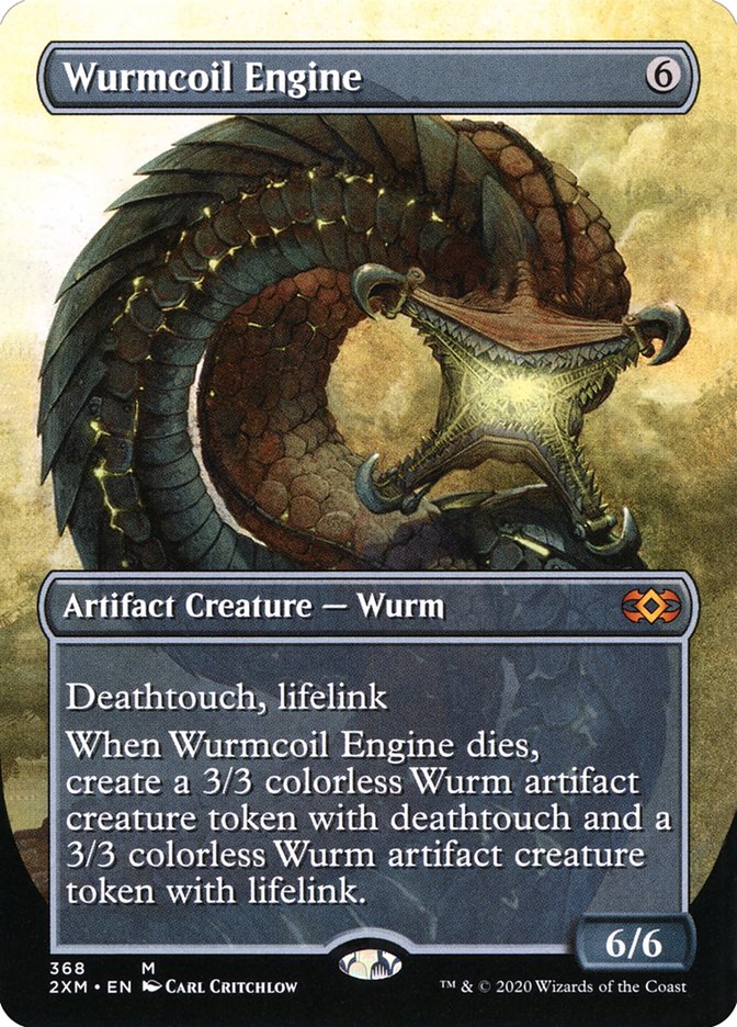 Wurmcoil Engine (Toppers) [Double Masters Extended Art] | D20 Games