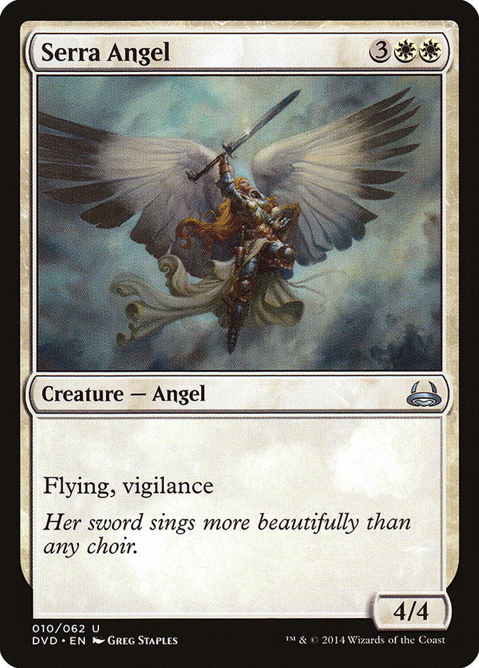 Serra Angel (Divine vs. Demonic) [Duel Decks Anthology] | D20 Games