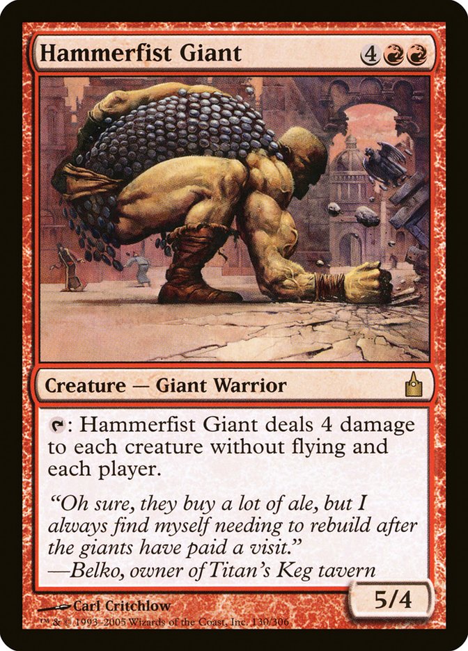 Hammerfist Giant [Ravnica: City of Guilds] | D20 Games