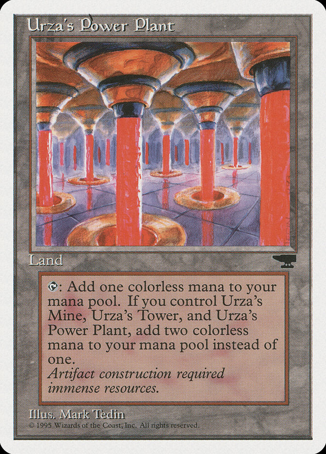 Urza's Power Plant (Red Columns) [Chronicles] | D20 Games