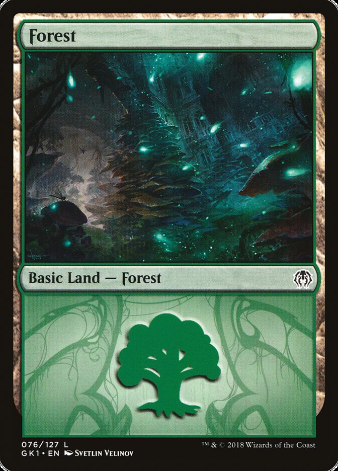 Forest (76) [Guilds of Ravnica Guild Kit] | D20 Games