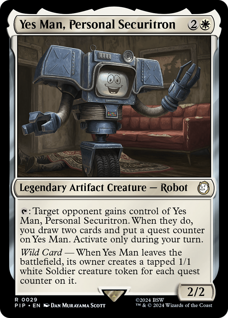 Yes Man, Personal Securitron [Fallout] | D20 Games
