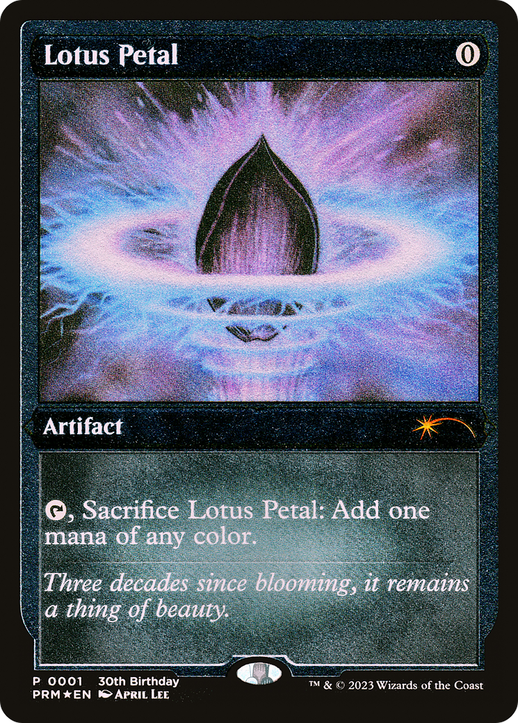 Lotus Petal (Foil Etched) [30th Anniversary Promos] | D20 Games