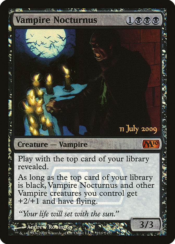 Vampire Nocturnus  [Magic 2010 Prerelease Promos] | D20 Games