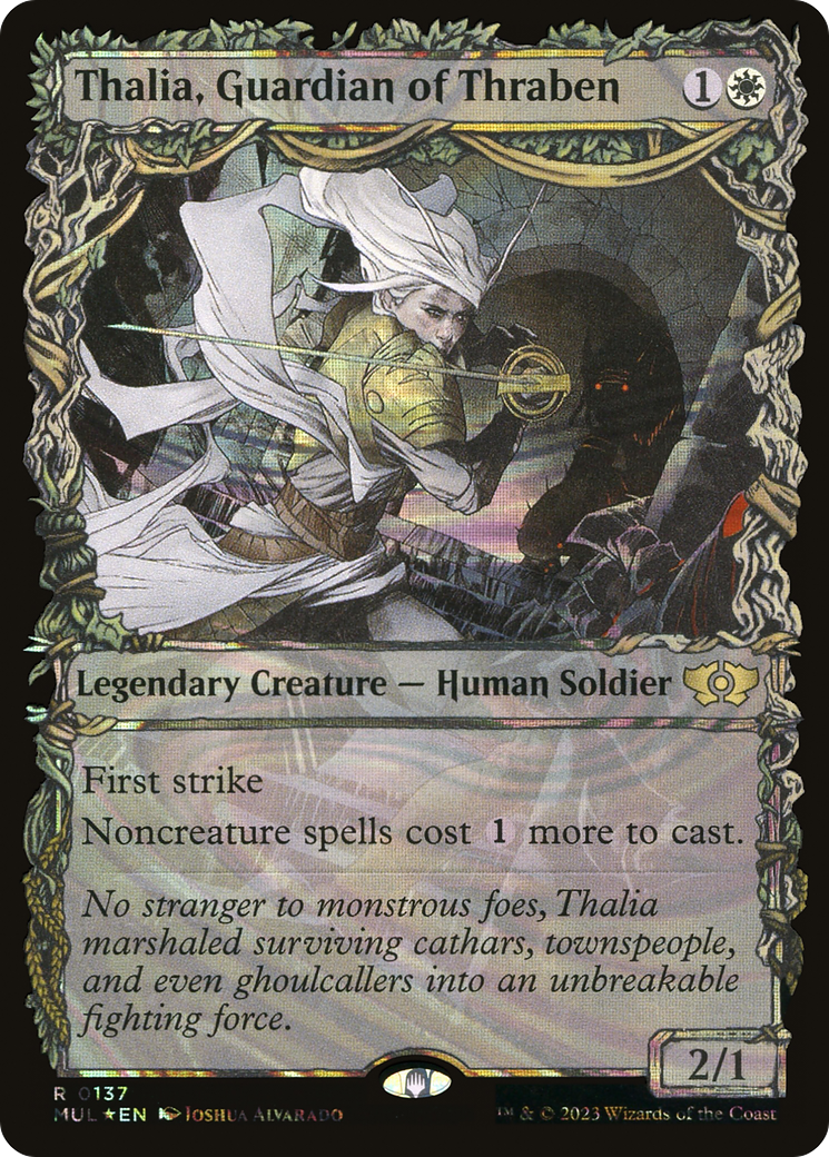 Thalia, Guardian of Thraben (Halo Foil) [Multiverse Legends] | D20 Games