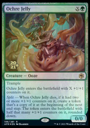 Ochre Jelly [Dungeons & Dragons: Adventures in the Forgotten Realms Prerelease Promos] | D20 Games